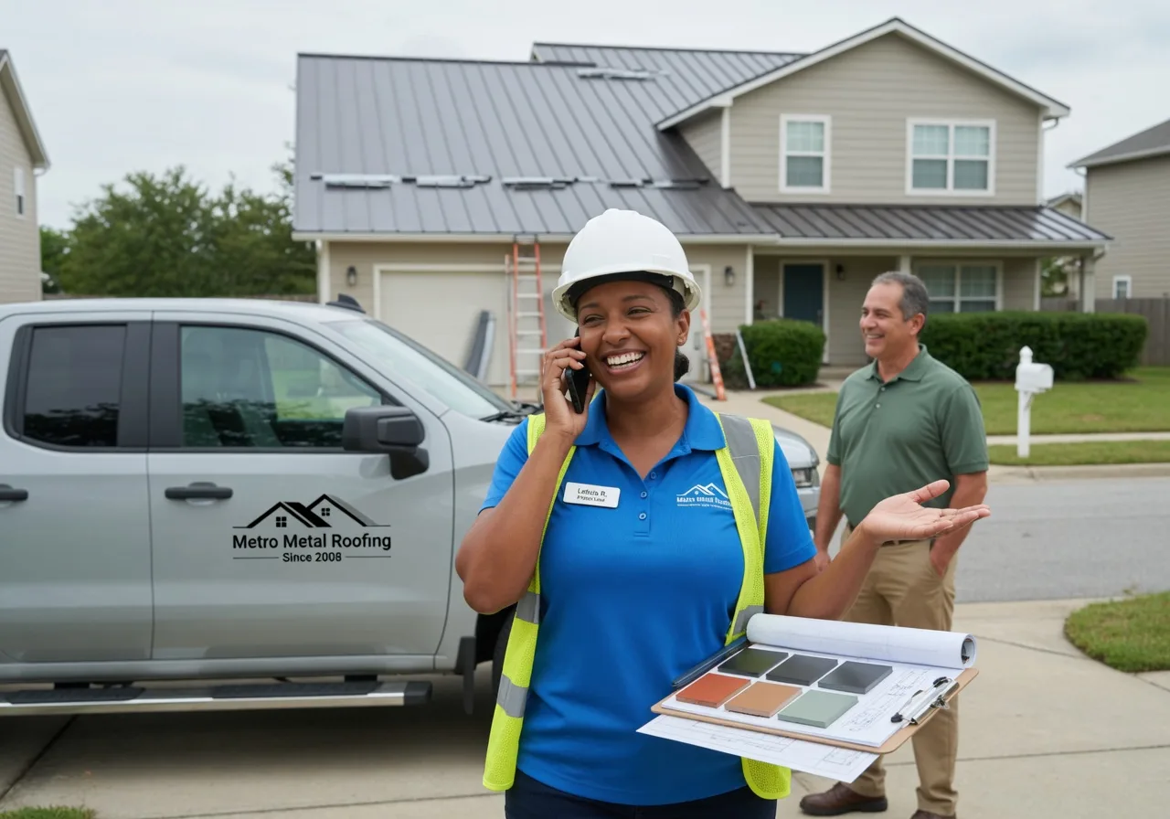 Storm Damage Metal Roof Repair in Hillsboro, AL